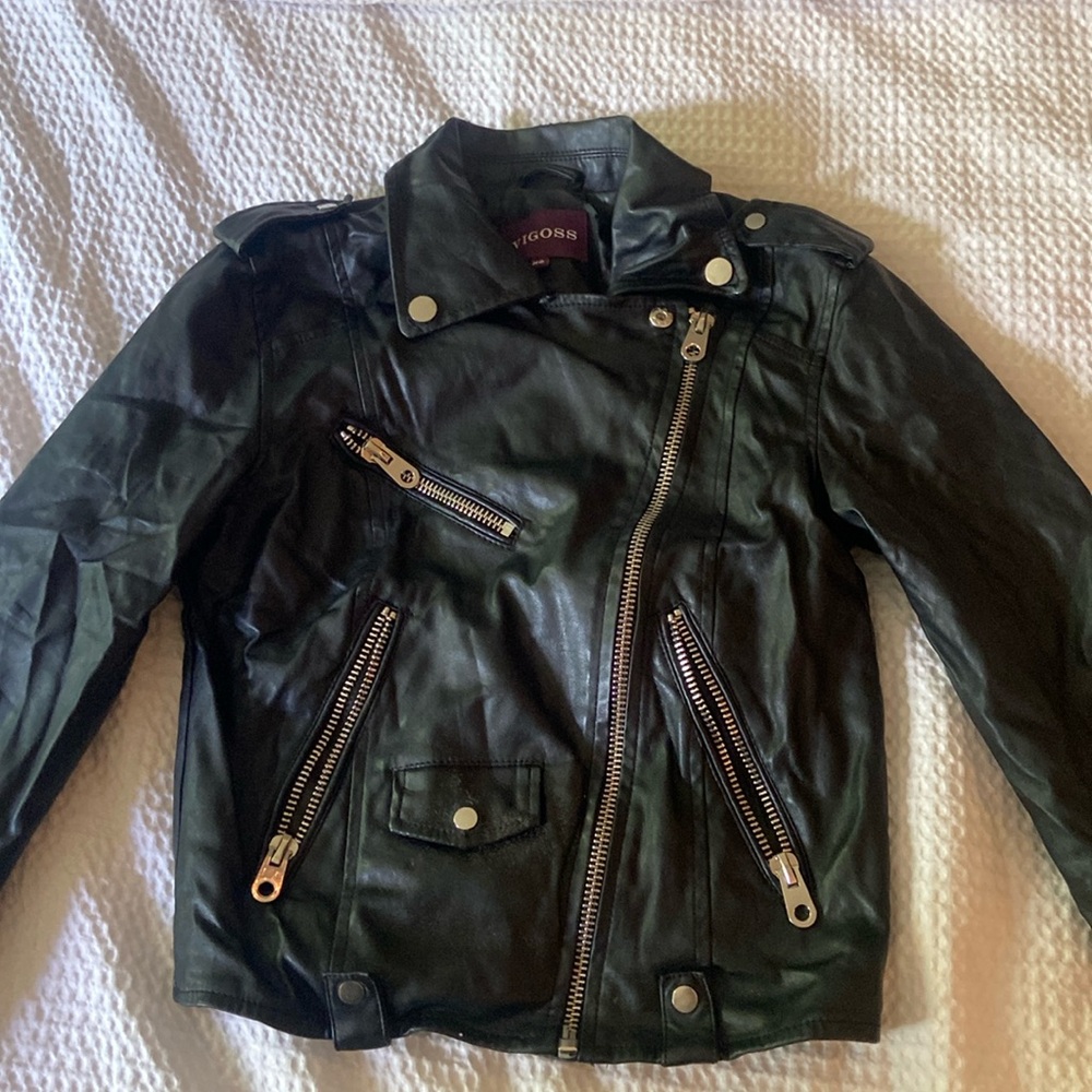 Vigoss leather moto jacket